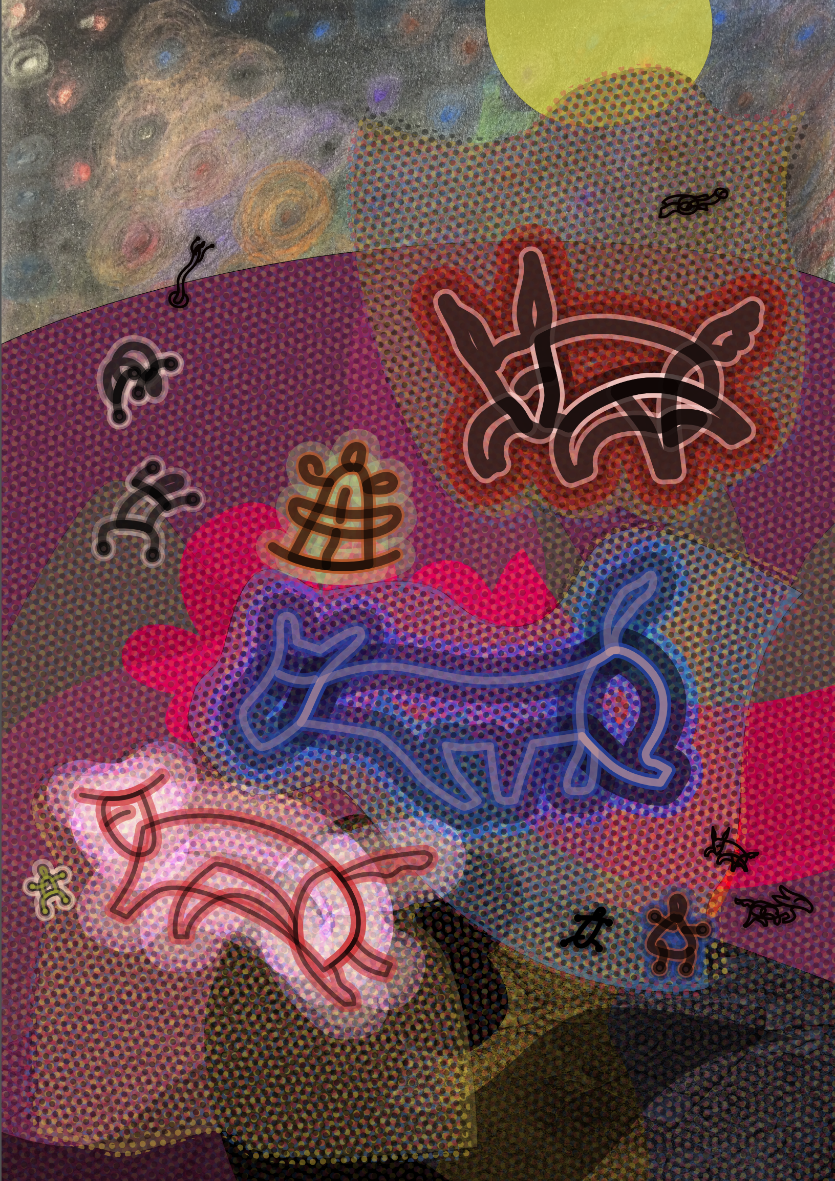 Episodio V, Escena VII : El Reino, Nocturno (2024) | Impresión Giclée | 59,40 x 42, 20 cm