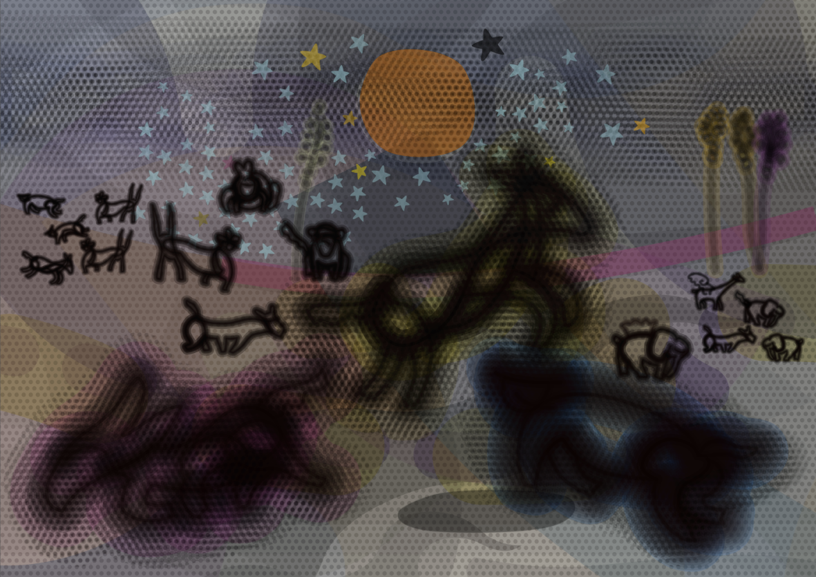 Episodio II, Escena VI : Foragidos (2024) | Impresión Giclée | 42, 20  x 59,40 cm