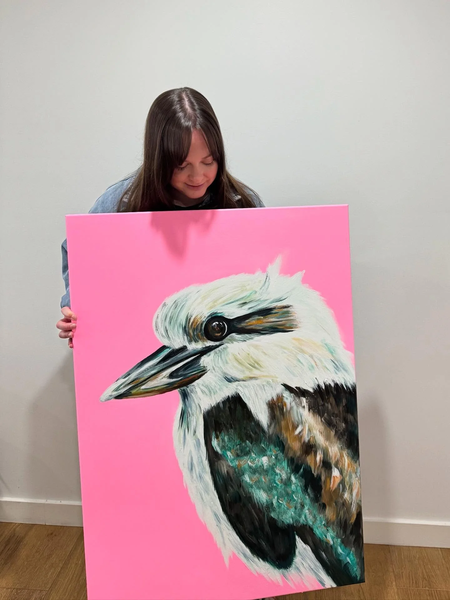 The biggest and boldest piece I&rsquo;ve done so far 💝

Acrylic on canvas. 

#kookaburra #kookaburraart #birdart #birdpainting #kookaburrapainting #pinkkookaburra #pinkart #pinkpainting #pink #lovepink #brightart #colourfulart #highvibeart #neonart 