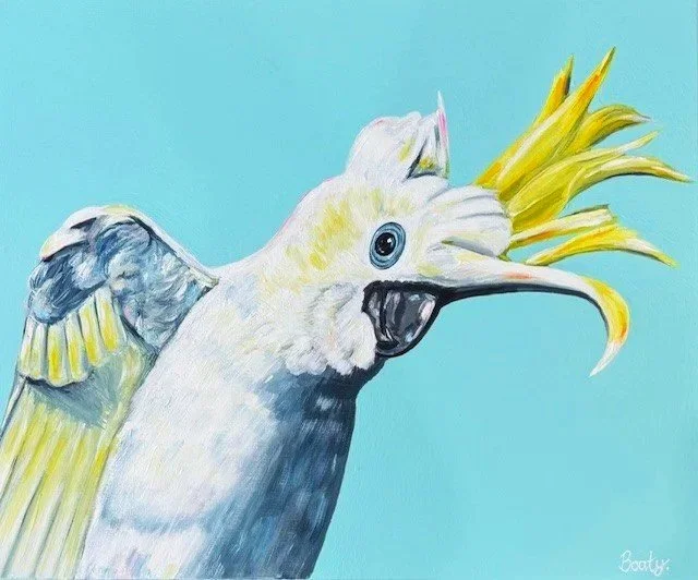 The Cockatoo (Acrylic On Canvas)