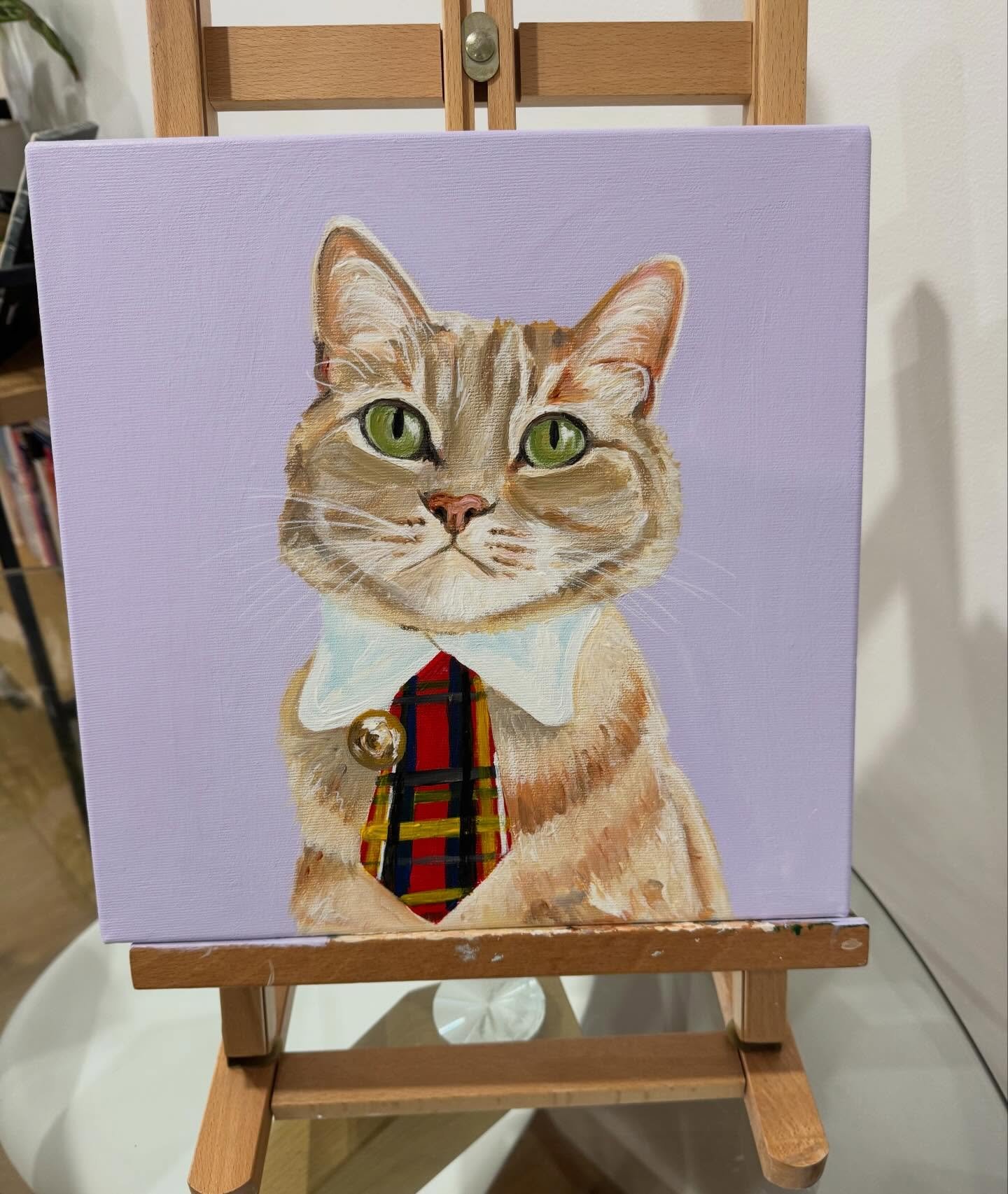 The gorgeous little Noodle 💜

🐾 Currently open for commissions &bull; book your pet portrait via my 🔗 in bio 🐾

#petportrait #petartist #cats_of_instagram #catpainting #petportraitcommission