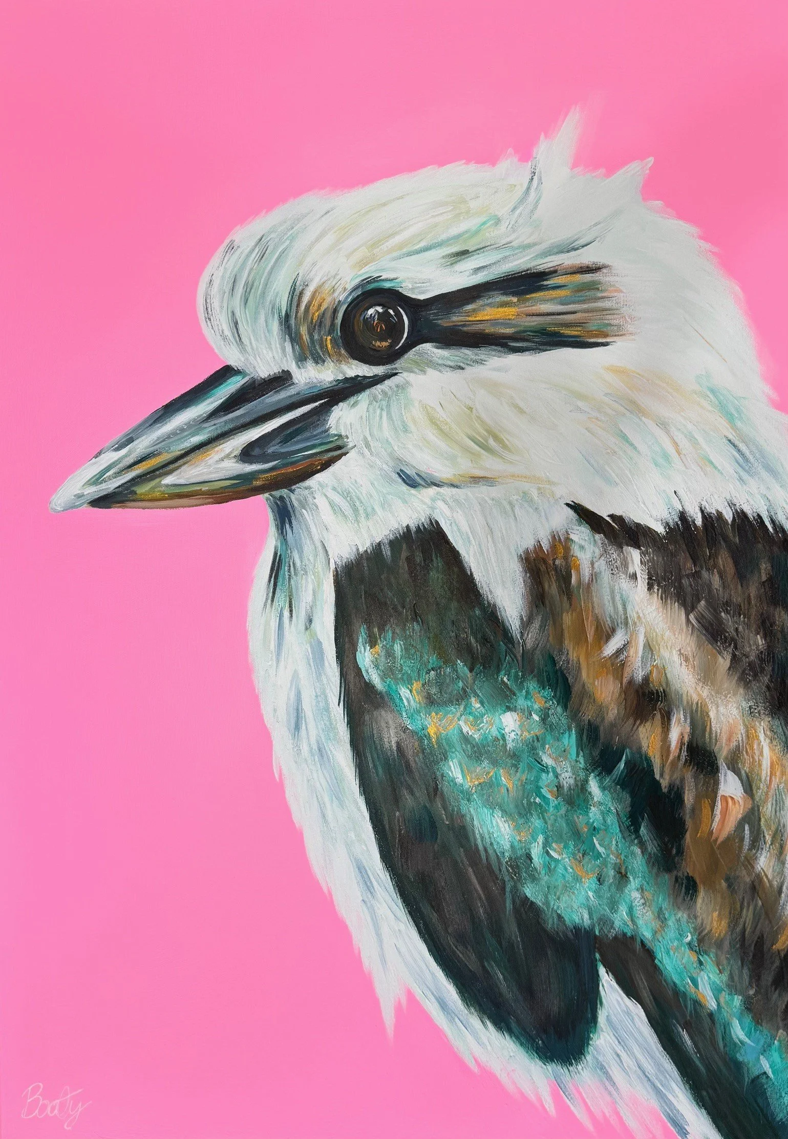 The Kookaburra (Acrylic On Canvas)