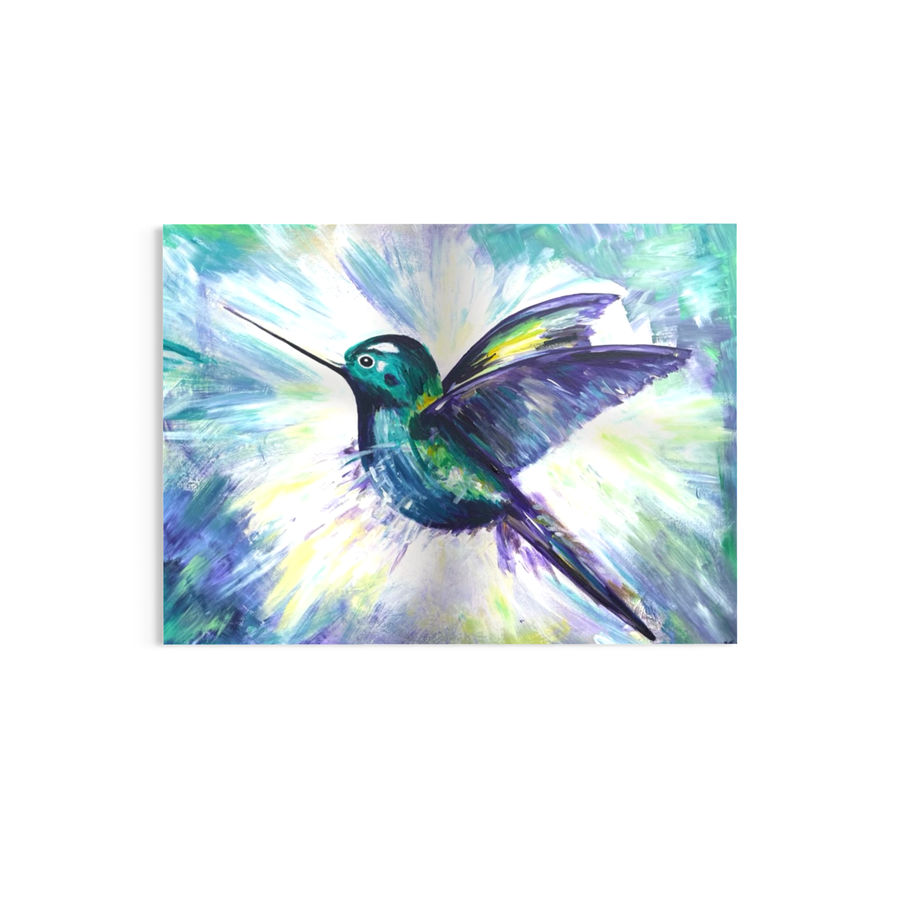 The Hummingbird (acrylic on canvas)