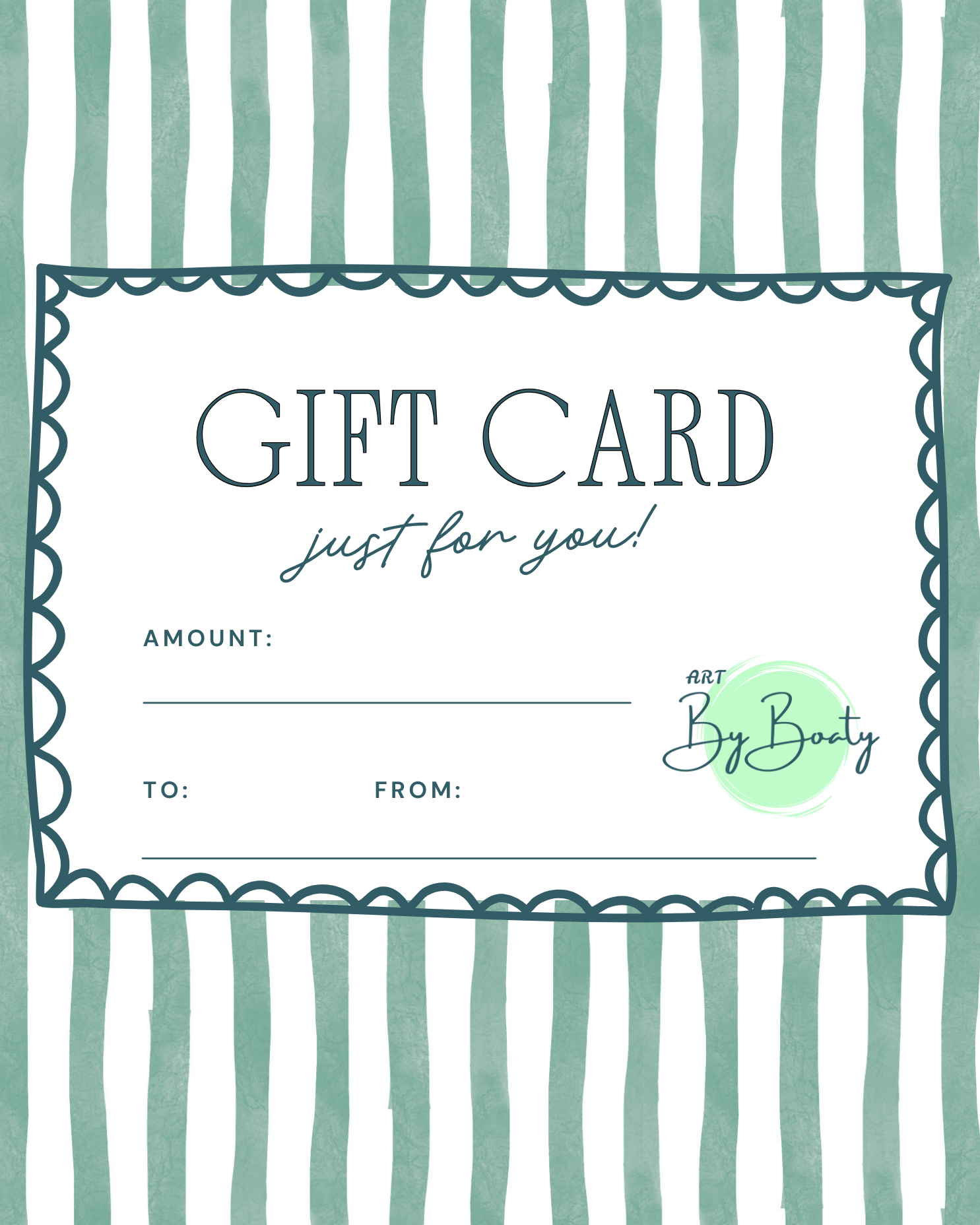 Digital Gift Card - $300