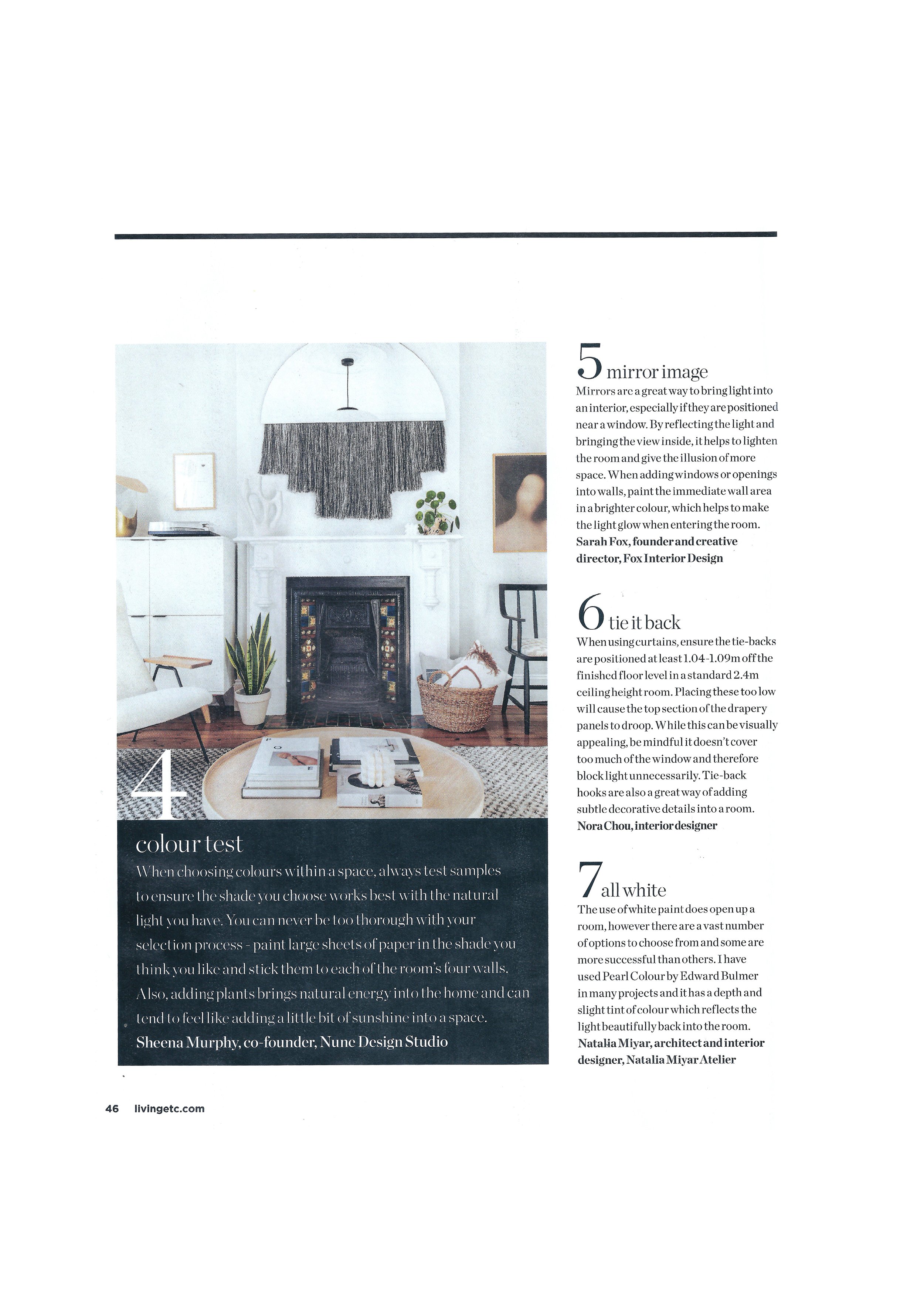 Livingetc April 2021 Print - “How to… let more light in”.