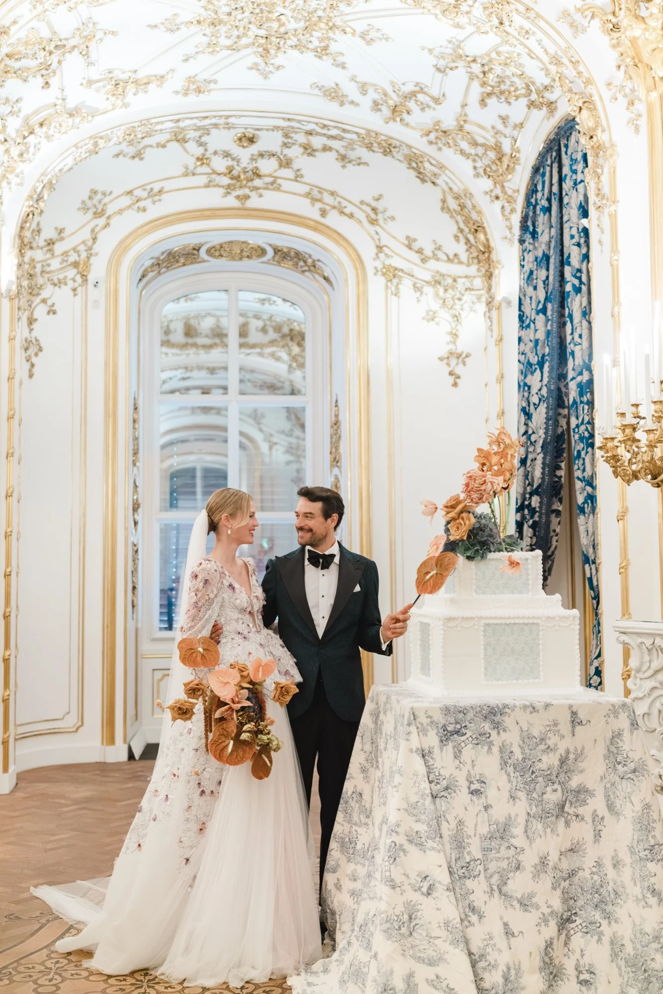 Persönliche Details einer exklusiven Hochzeit