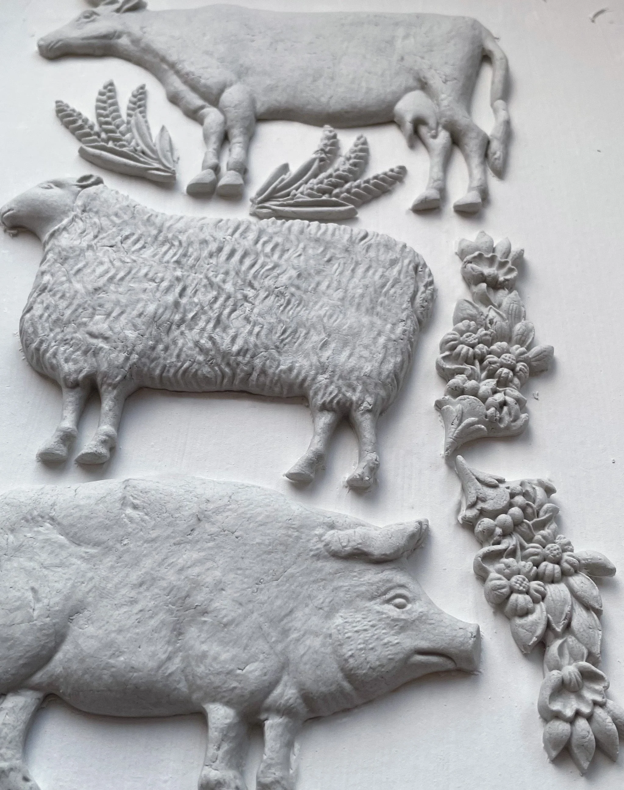 Village Market Mould by IOD - Iron Orchid Designs