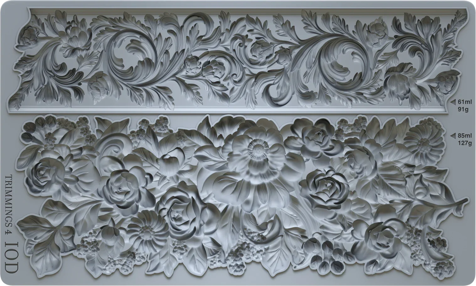 Trimmings 4 Mould by IOD - Iron Orchid Designs