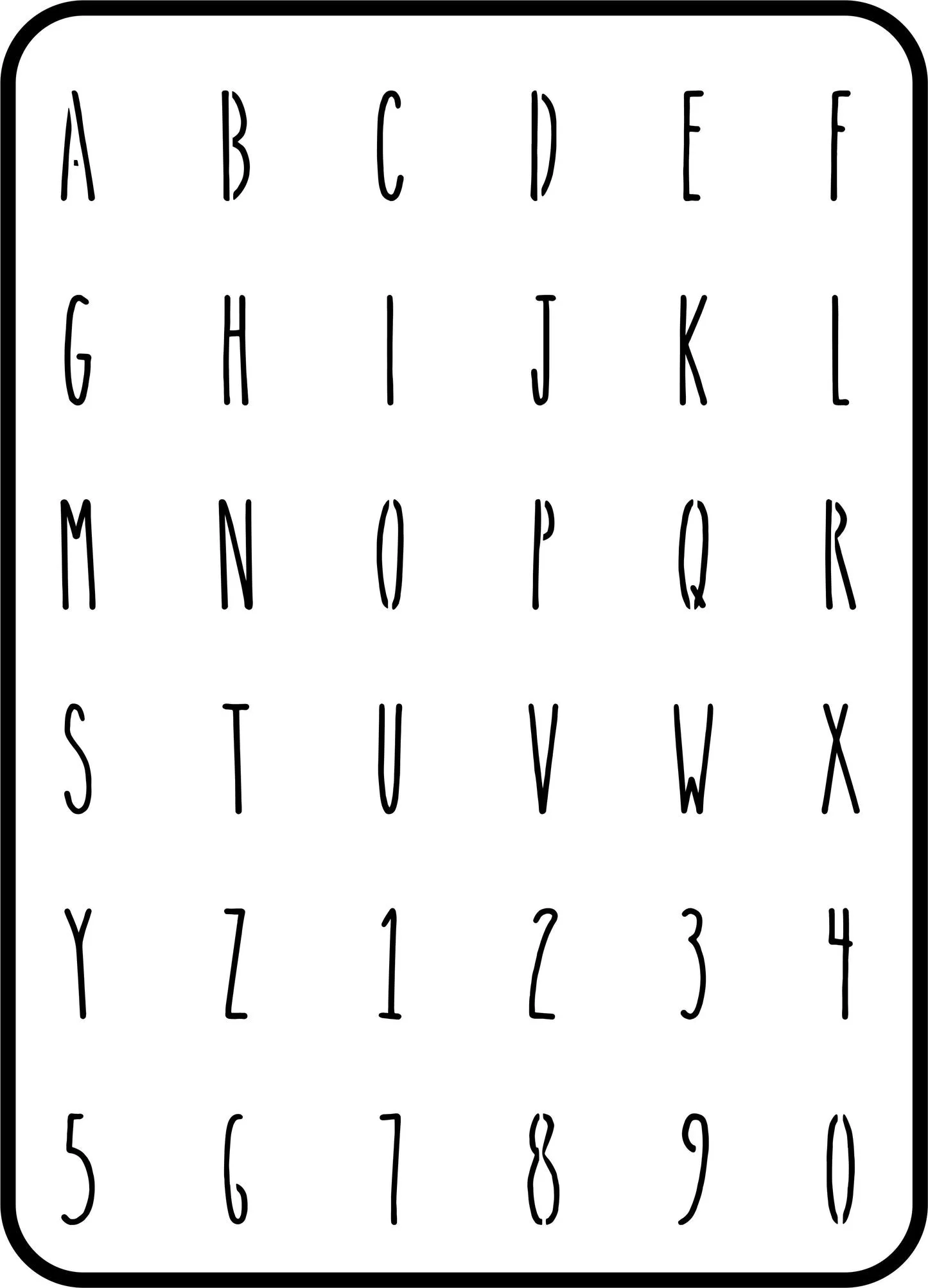 Farmhouse Mini Letters — Your Site Title