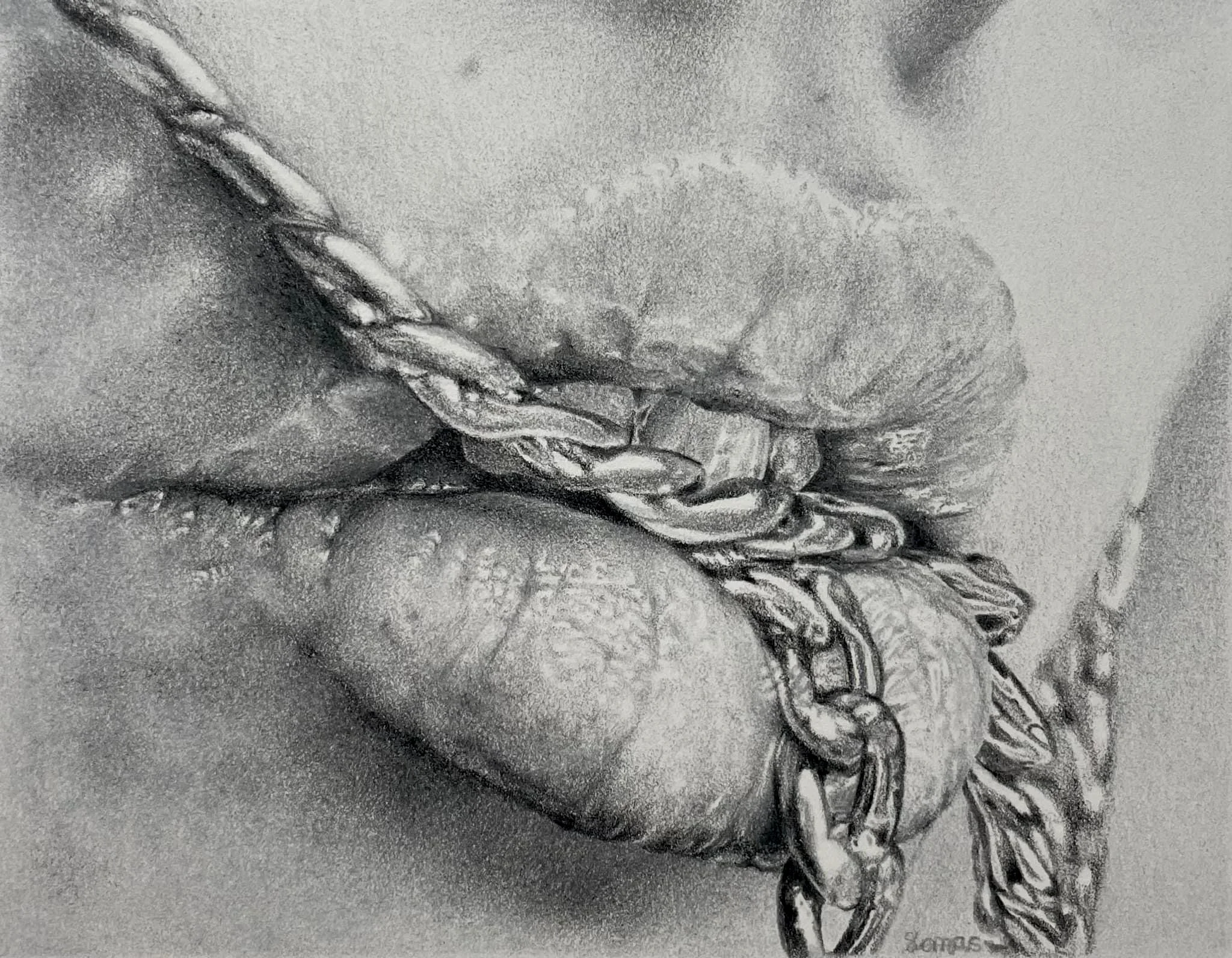 'Chain' 2024 (Original SOLD - prints available by request)