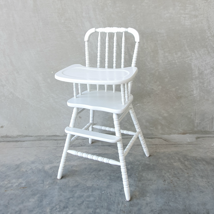 Vintage High Chair - White