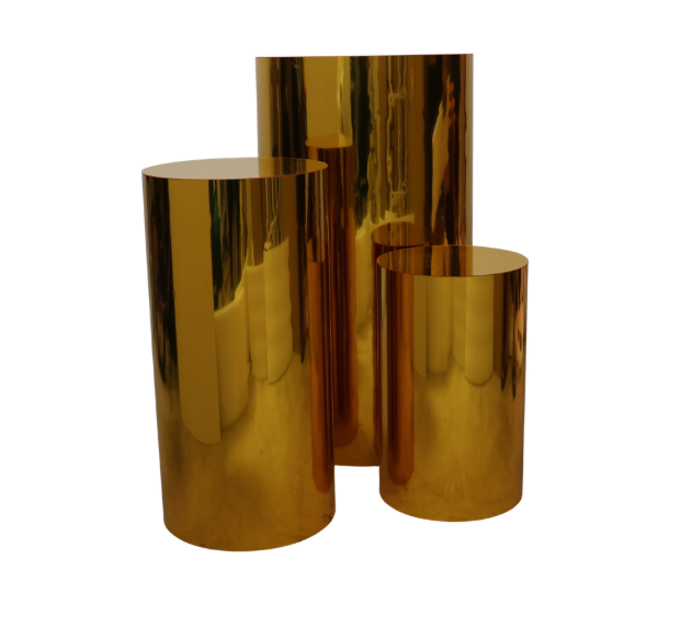 Round Plinth - Gold