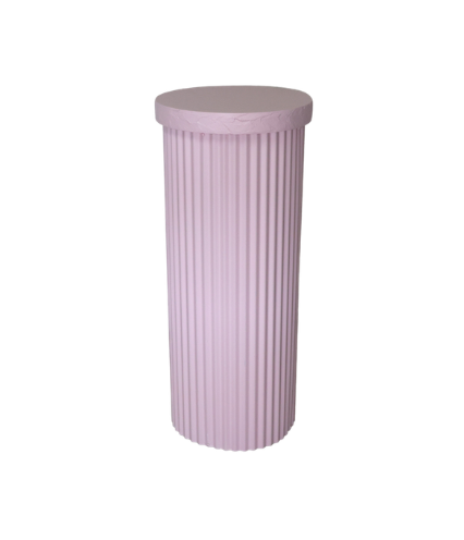 Ripple Plinth with Cake Top - Pink
