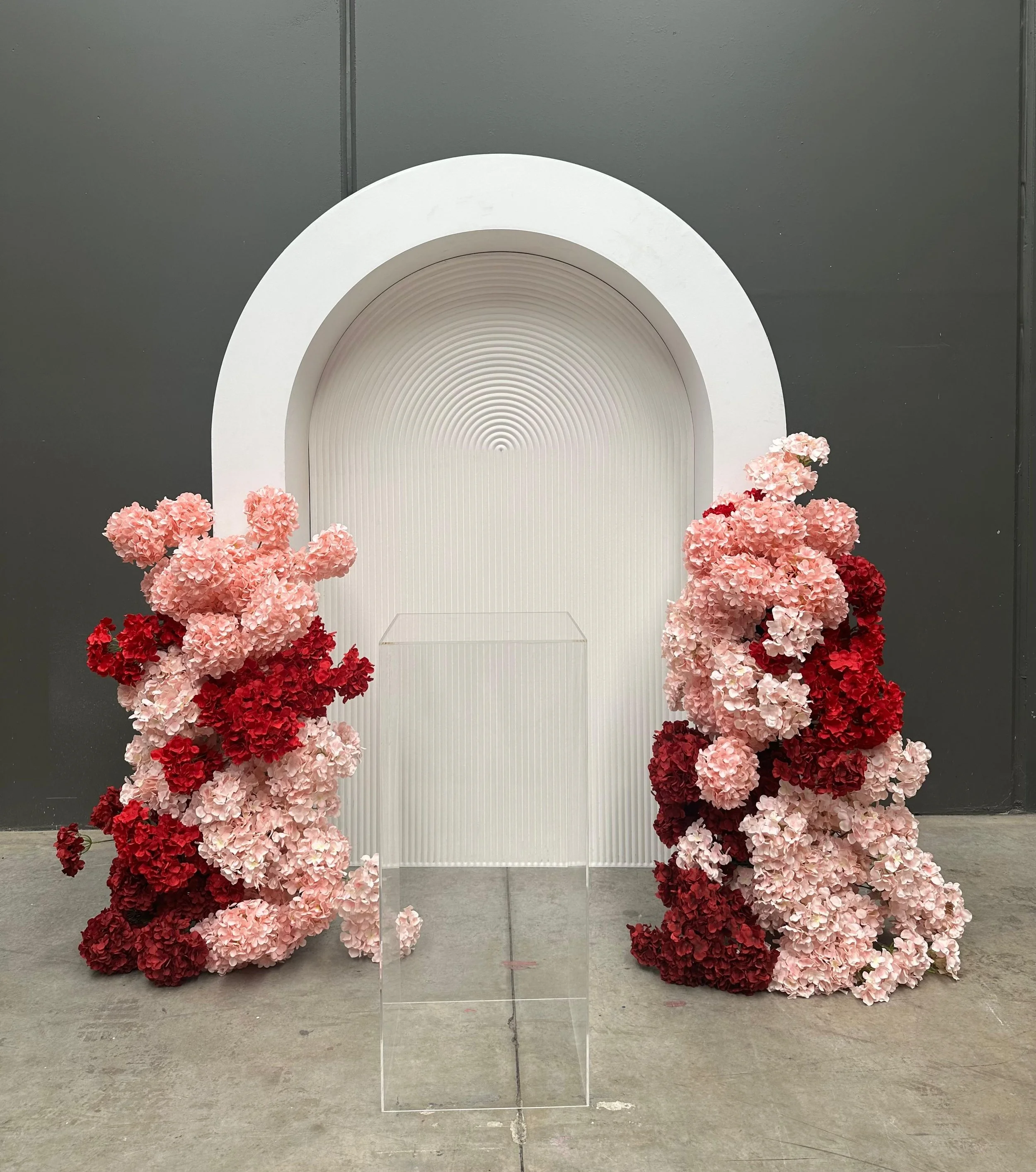 Cascading Custom Floral Towers