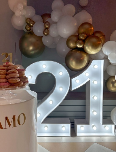 1.2m Giant Light Up Numbers
