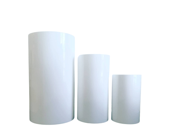 Round Plinth - White