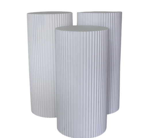 Ripple Plinth - White