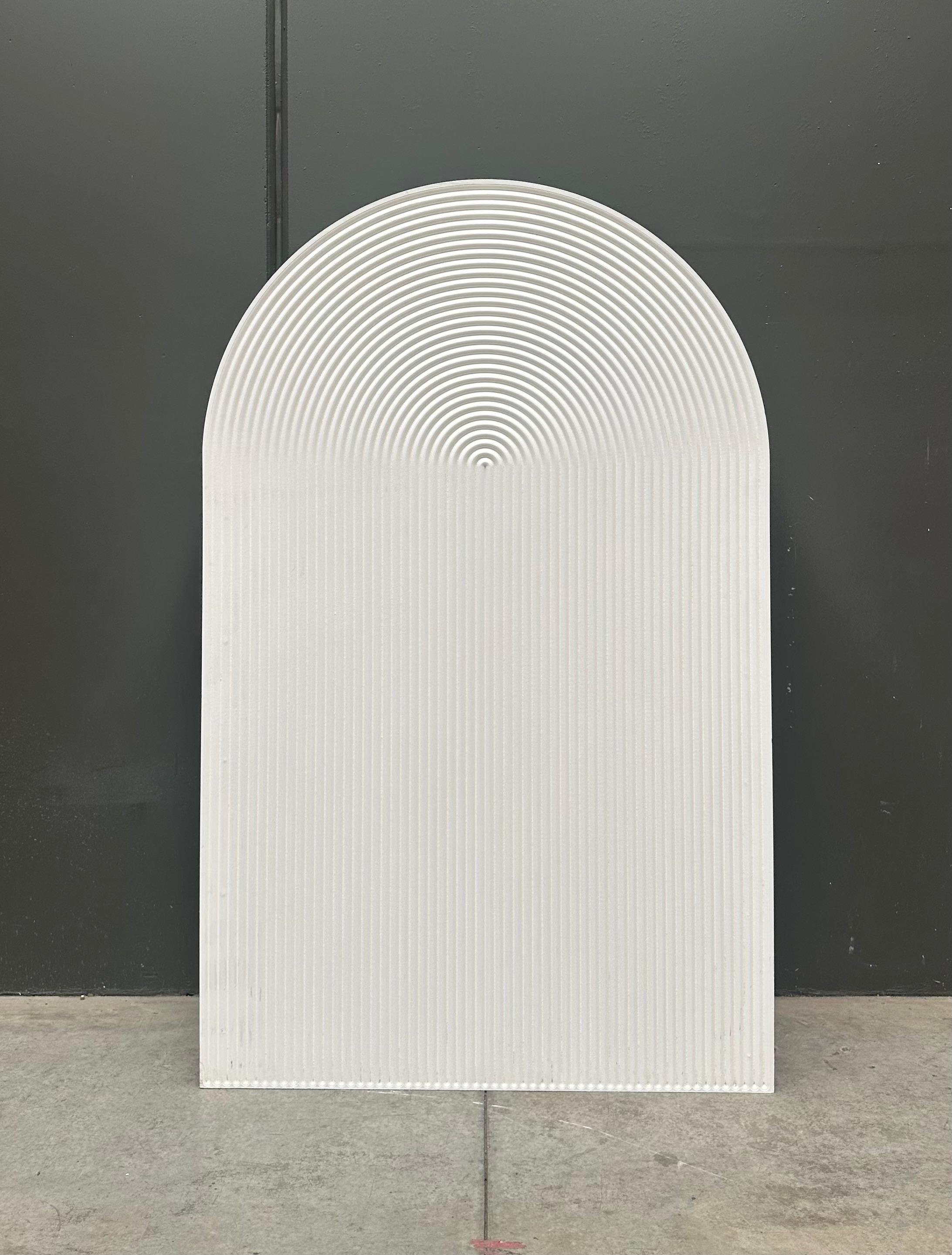 2D Ripple Arch - White