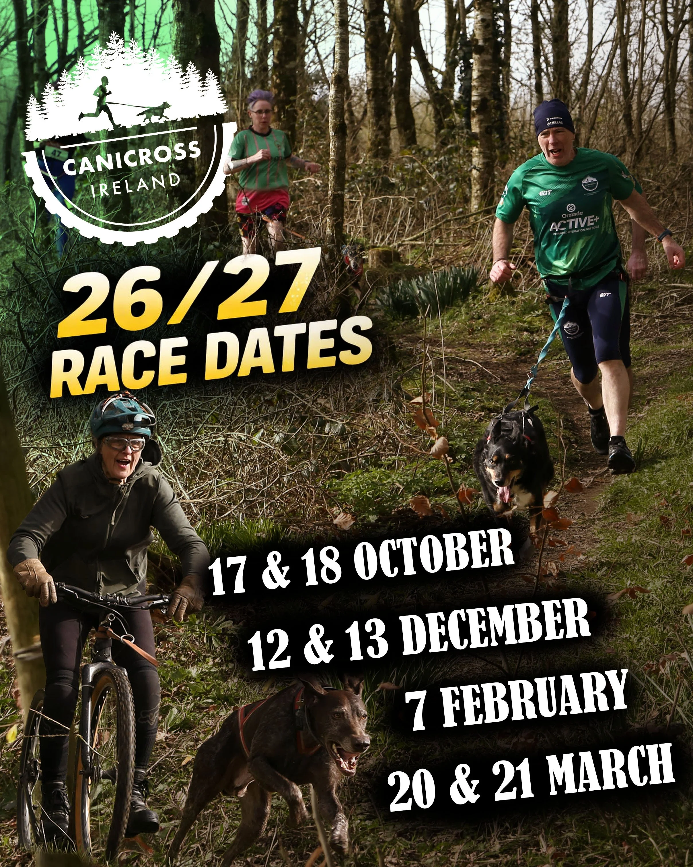 Canicross Ireland New Season Dates for 26/27