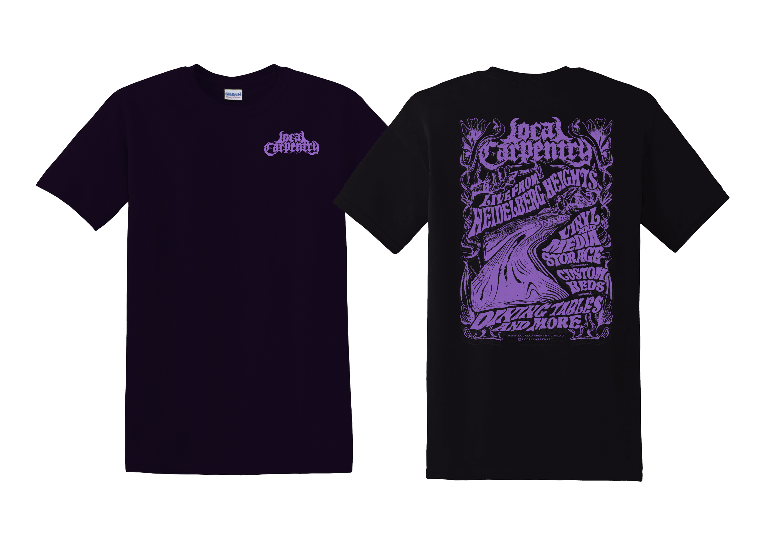 Pre-Order - Local Carpentry Concert Poster Tee
