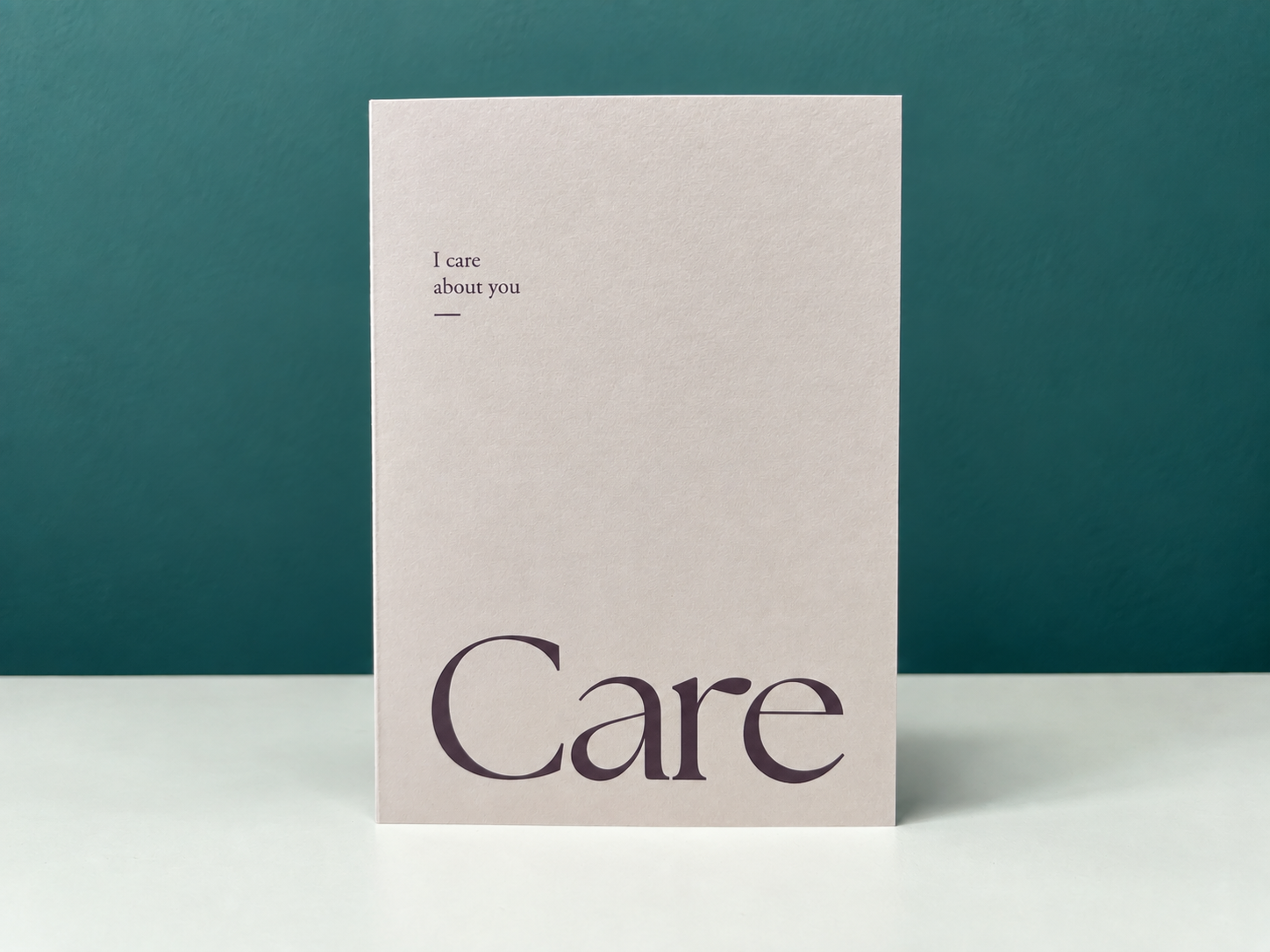 I care about you