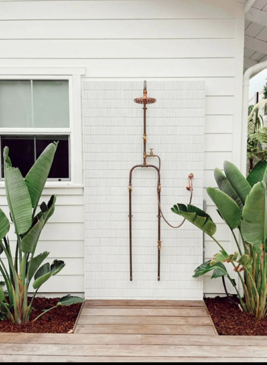 Outdoor Copper Shower