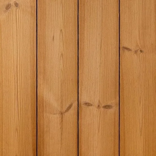 Close-up of wooden planks showing natural grain and knots.