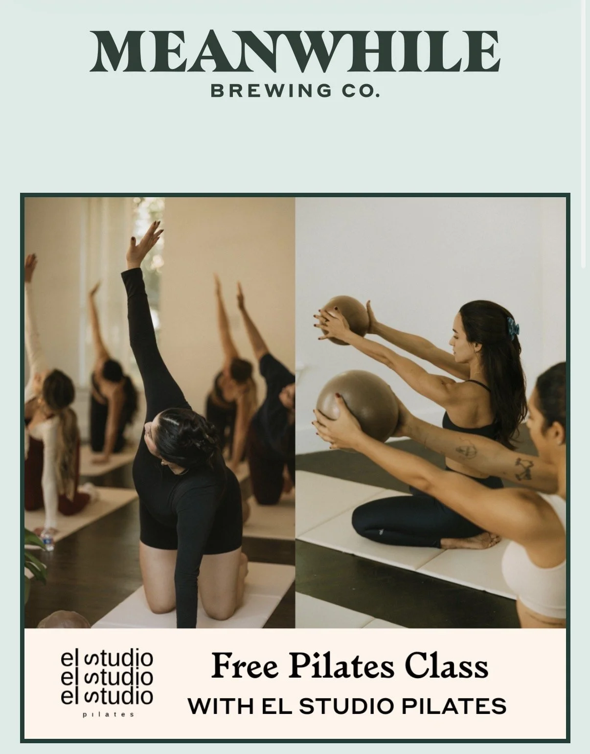 El Studio x Meanwhile | Free Pilates