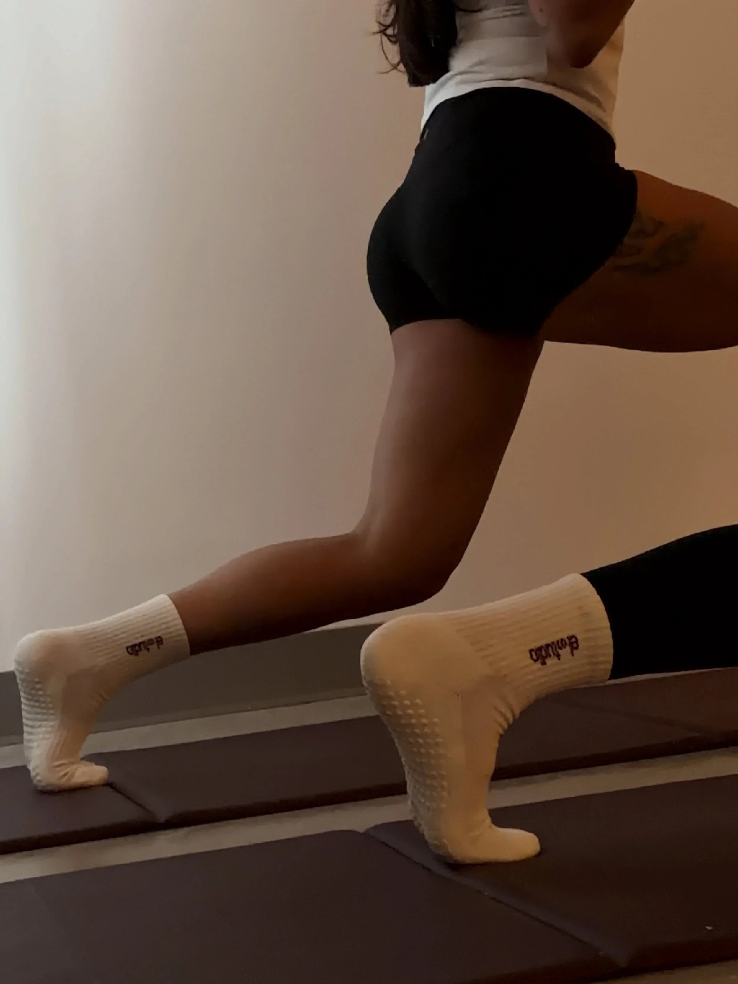 heels up + foot spine open.