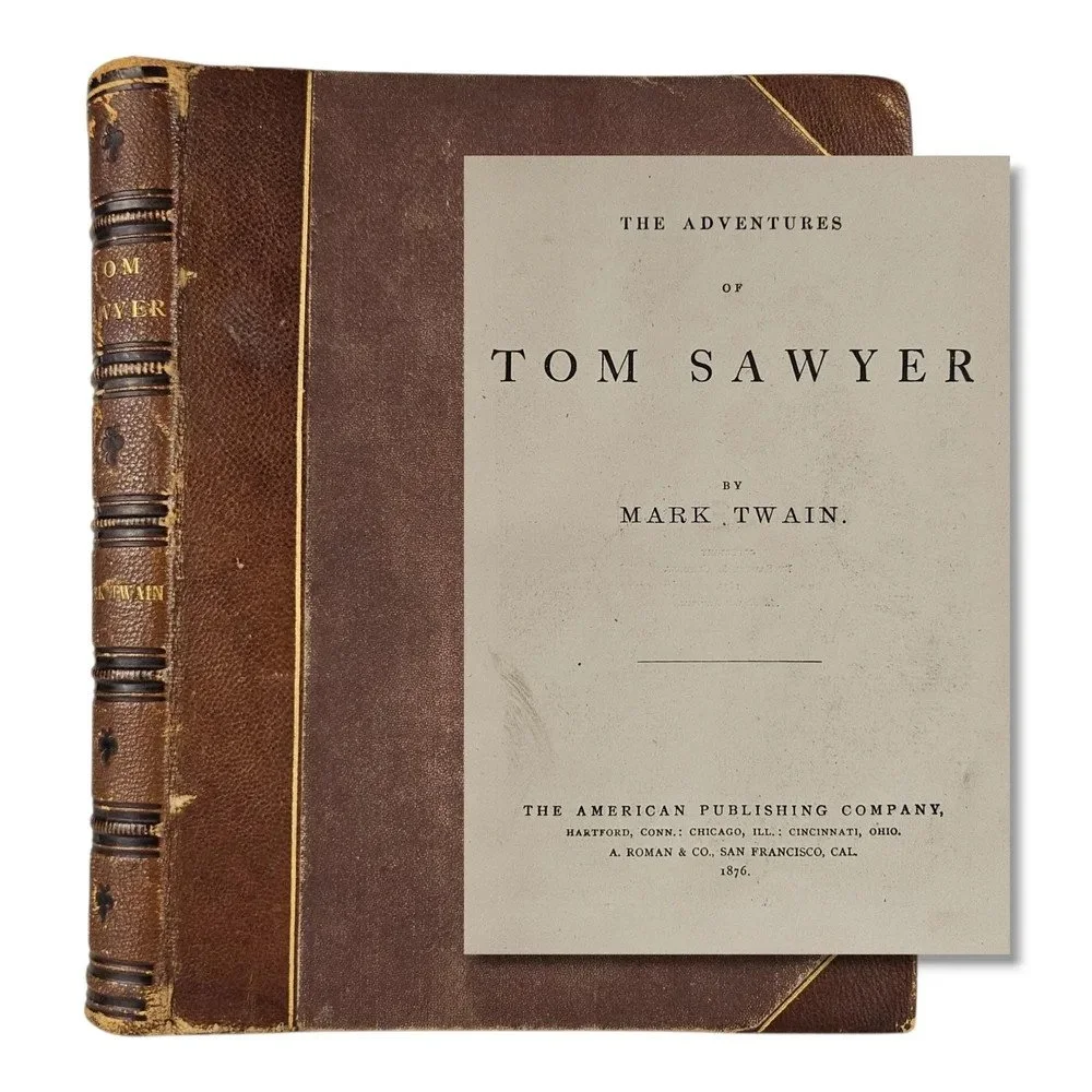 The Adventures of Tom Sawyer | Twain, Mark | 1876, 1st/3rd, one of 200 deluxe copies...