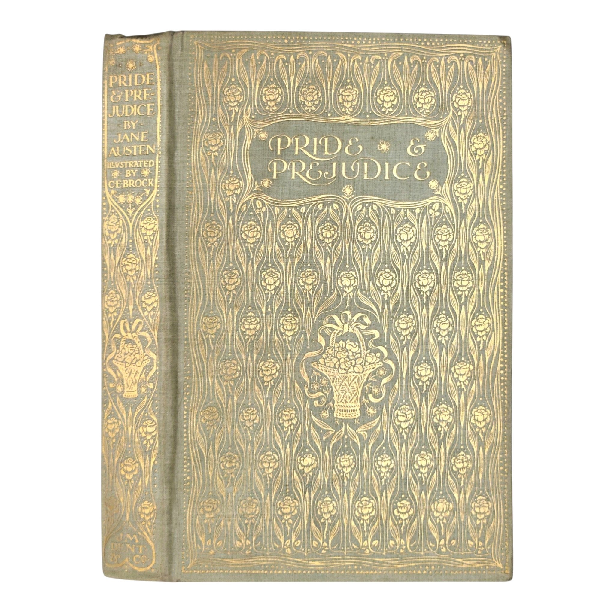 Pride and Prejudice | Austen, Jane | 1907, English Iydlls edition, first appearance of Brock's expanded suite of 24 watercolor illustrations...