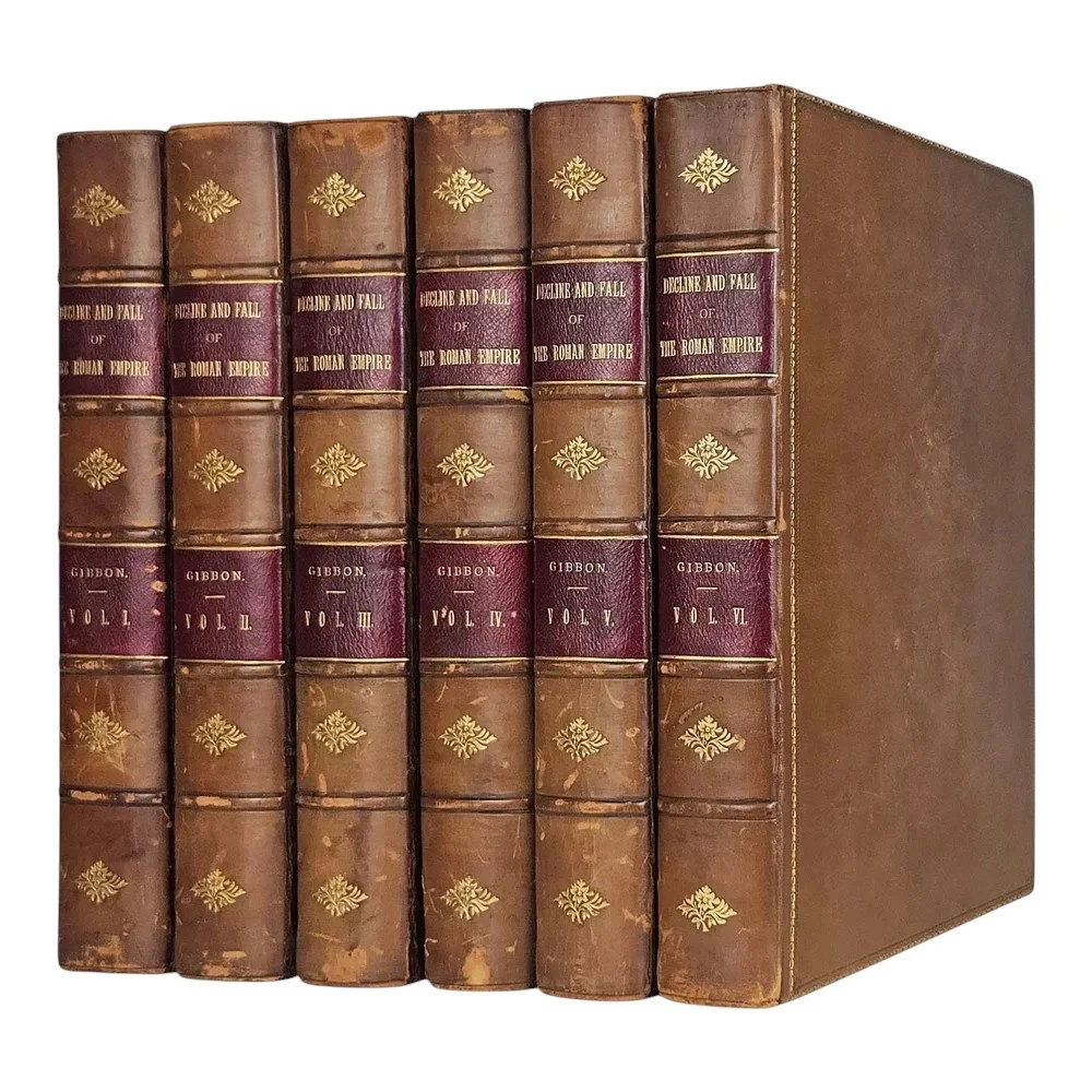 History of the Decline and Fall of the Roman Empire | Gibbon, Edward | 1776-1788, 2nd edition of Vol. 1 and 1st editions of Vols. 2-6...