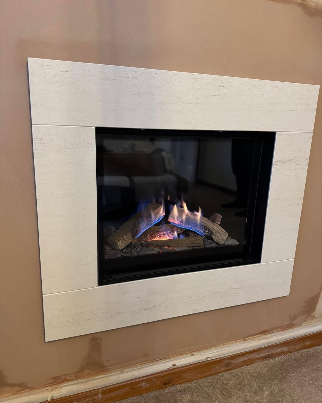 Transformation complete 🔥

We removed the old fire, created the correct opening, and installed a Celena gas fire with limestone slips and a new flue liner for a safe, clean finish. A big upgrade in both efficiency and style.

#HomeUpgrade #fireplace