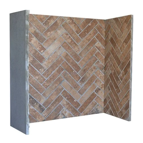 London Sunset Red Fireplace Chamber