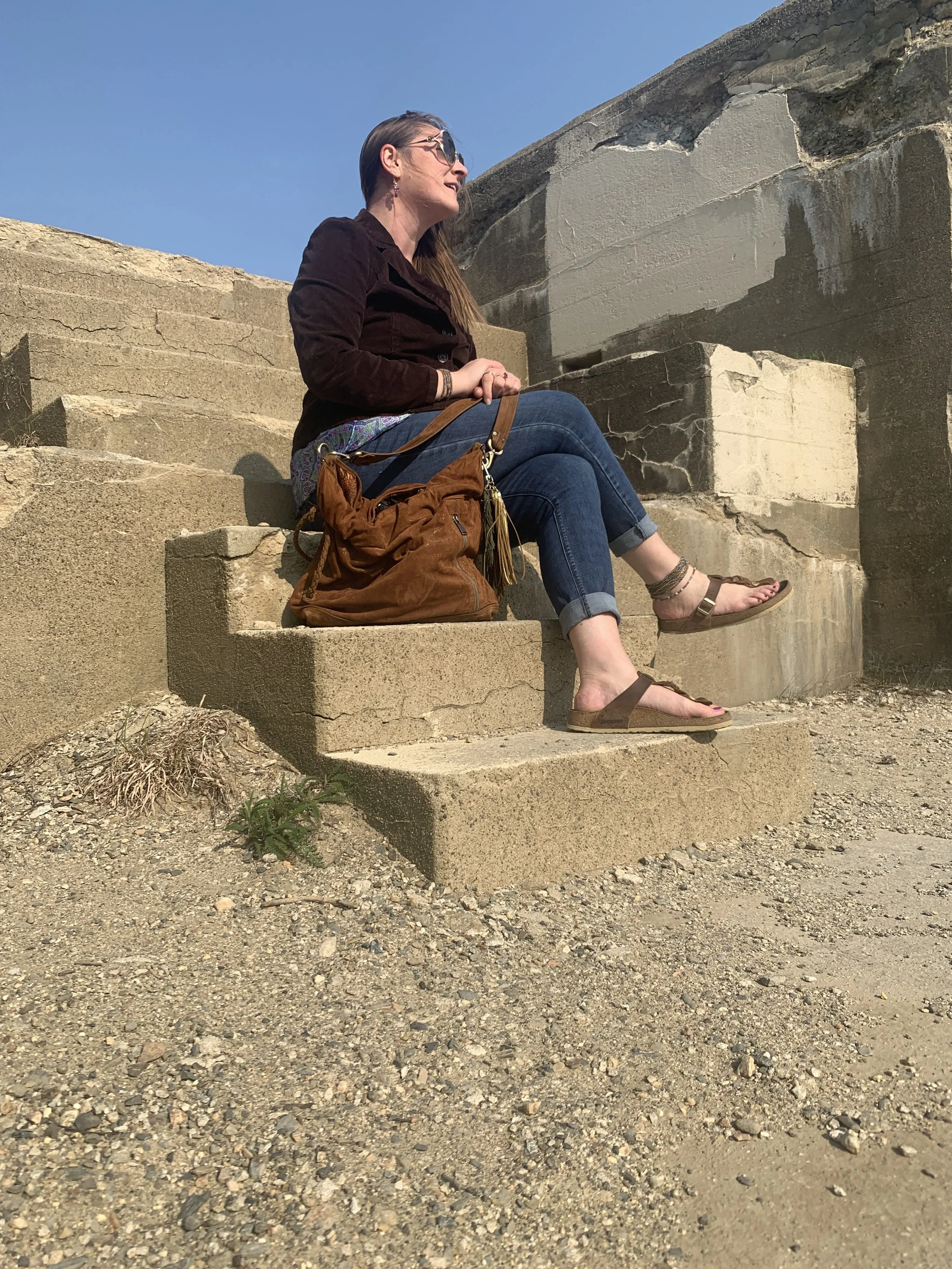 Jennifer with Wiscasset Handbag