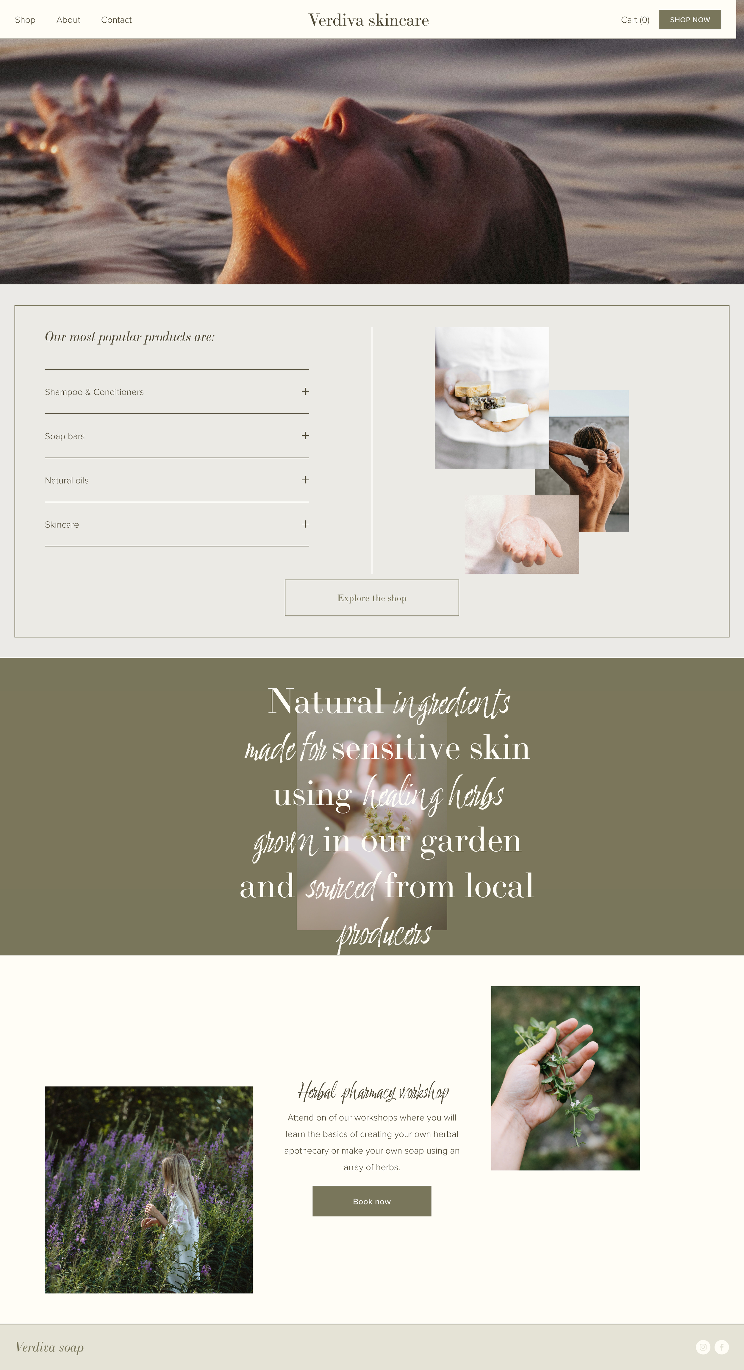 A woman relaxing in water with her eyes closed, submerged up to her shoulders, during sunset.