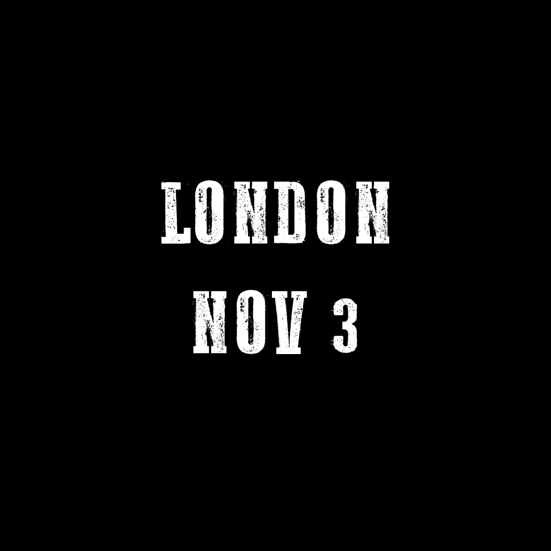 Nov 3 - London @ New Cross Inn
