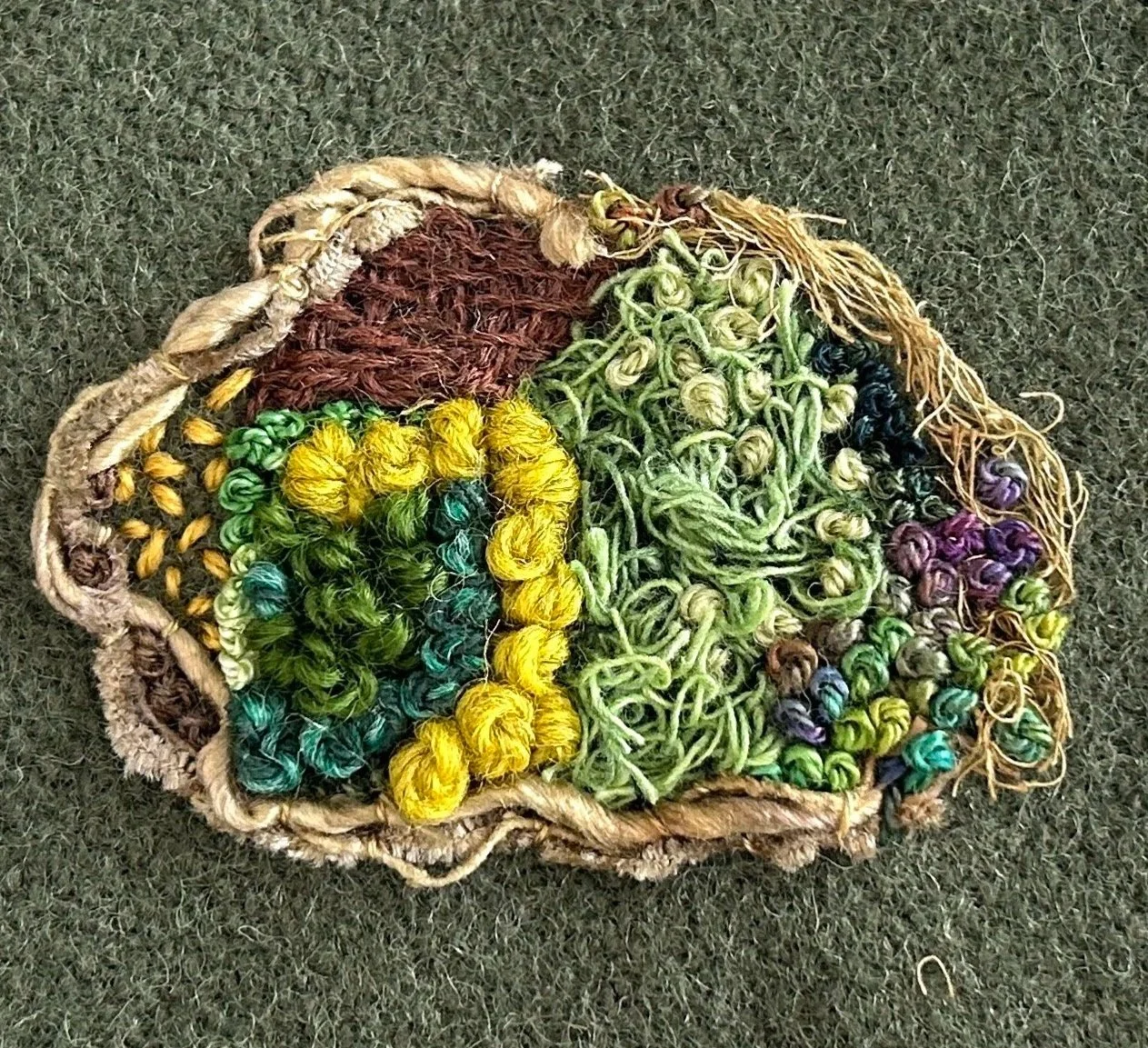 Moss Embroidery, July 6