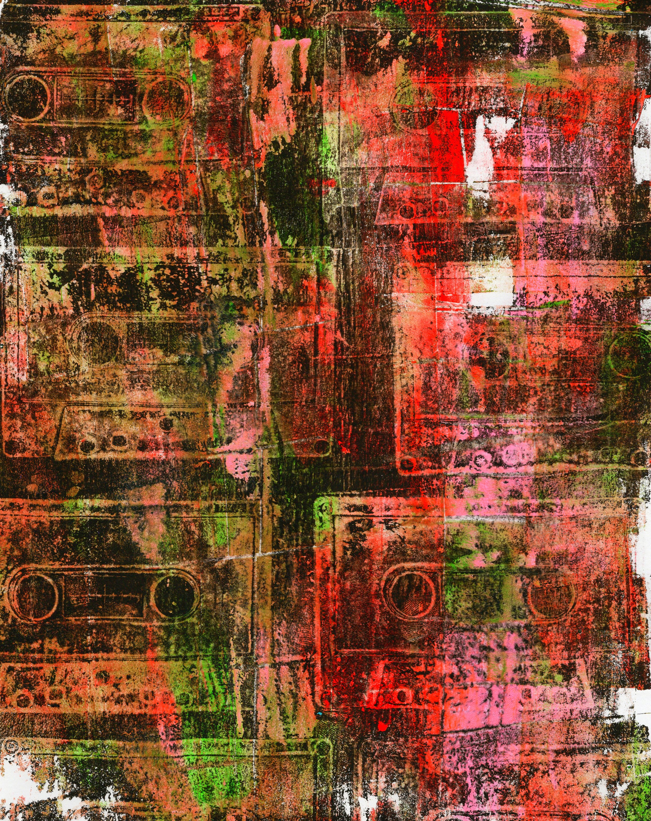 "Surface Noise" No. 3 | Multicolored Tapes