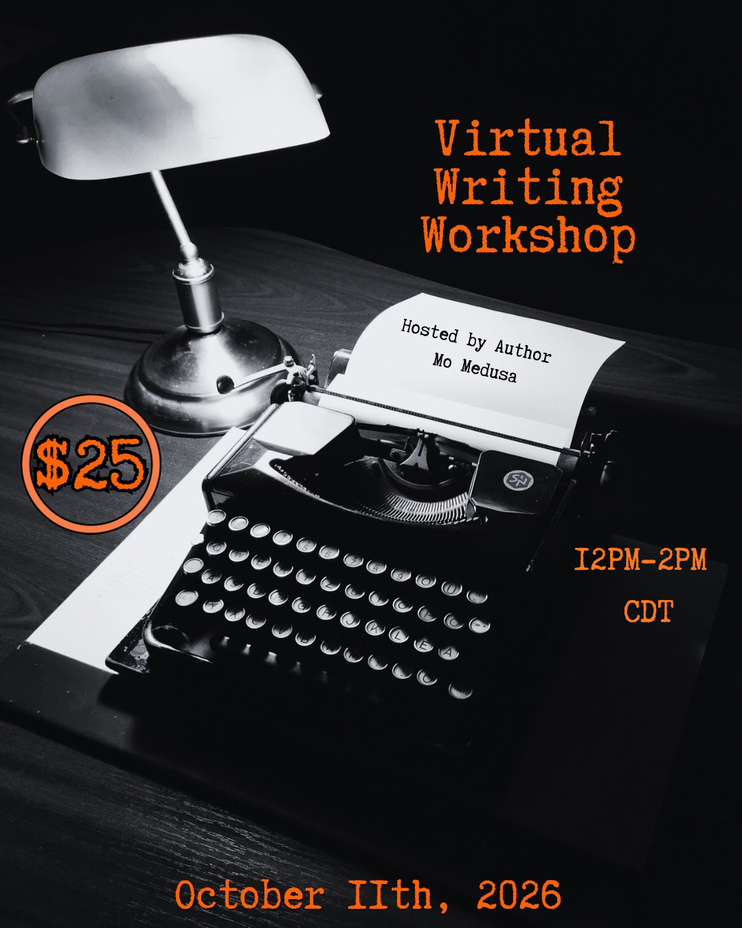 Virtual Writing Workshop | October 2026