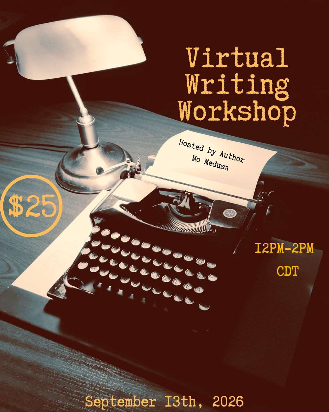 Virtual Writing Workshop | September 2026