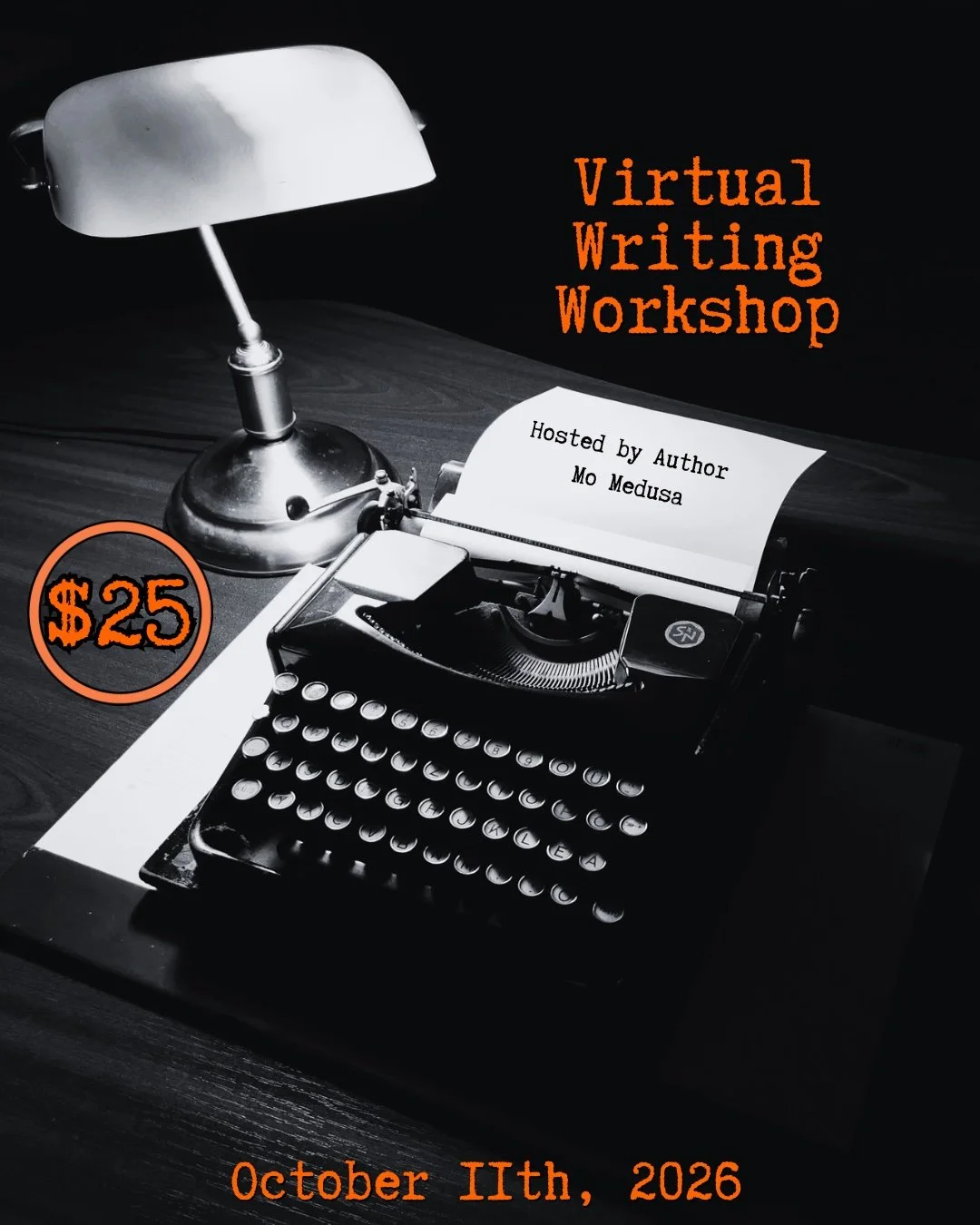 Virtual Writing Workshop | October 2026