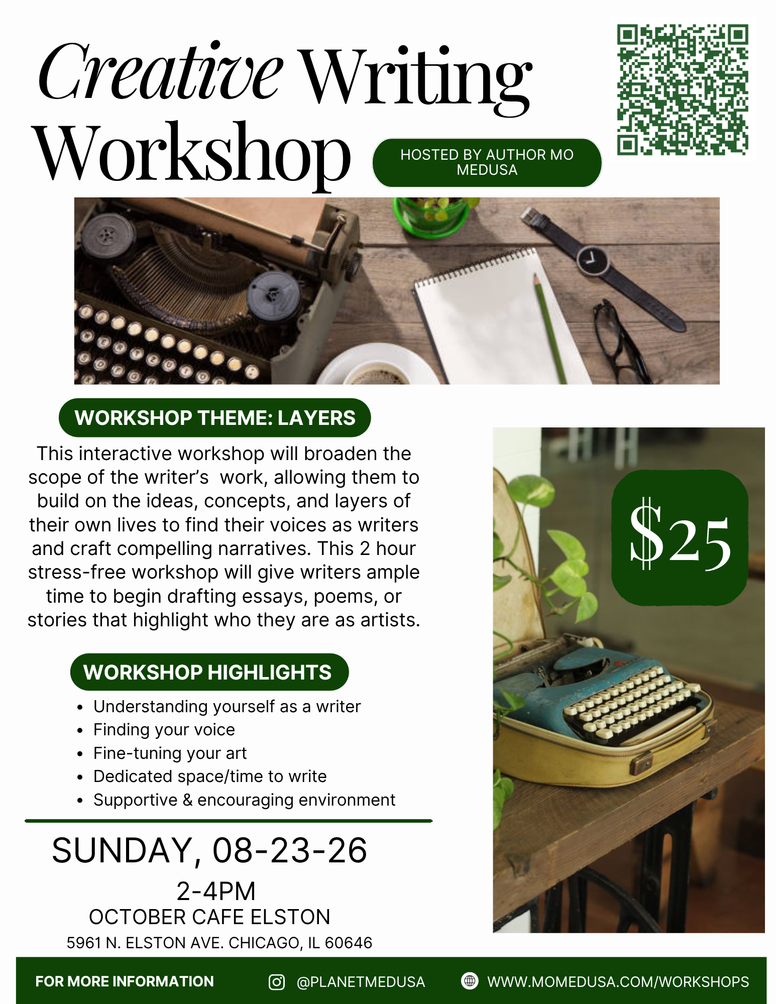 Writing Workshop: Layers | 8/23/26