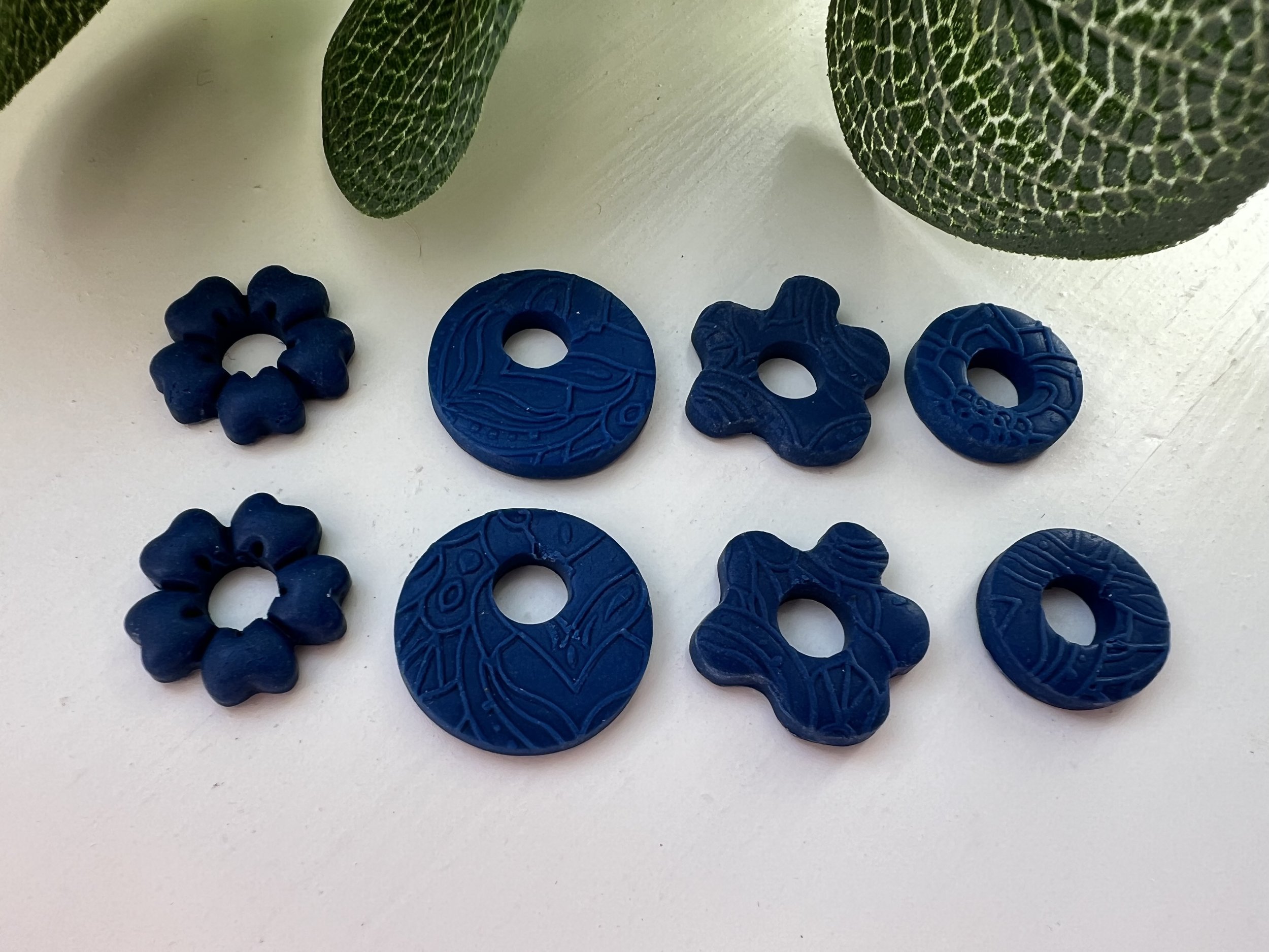Blue textured