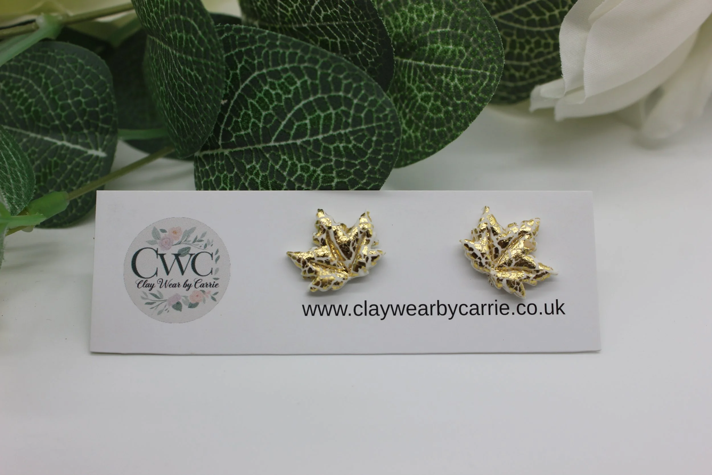 Maple Sparkle Studs