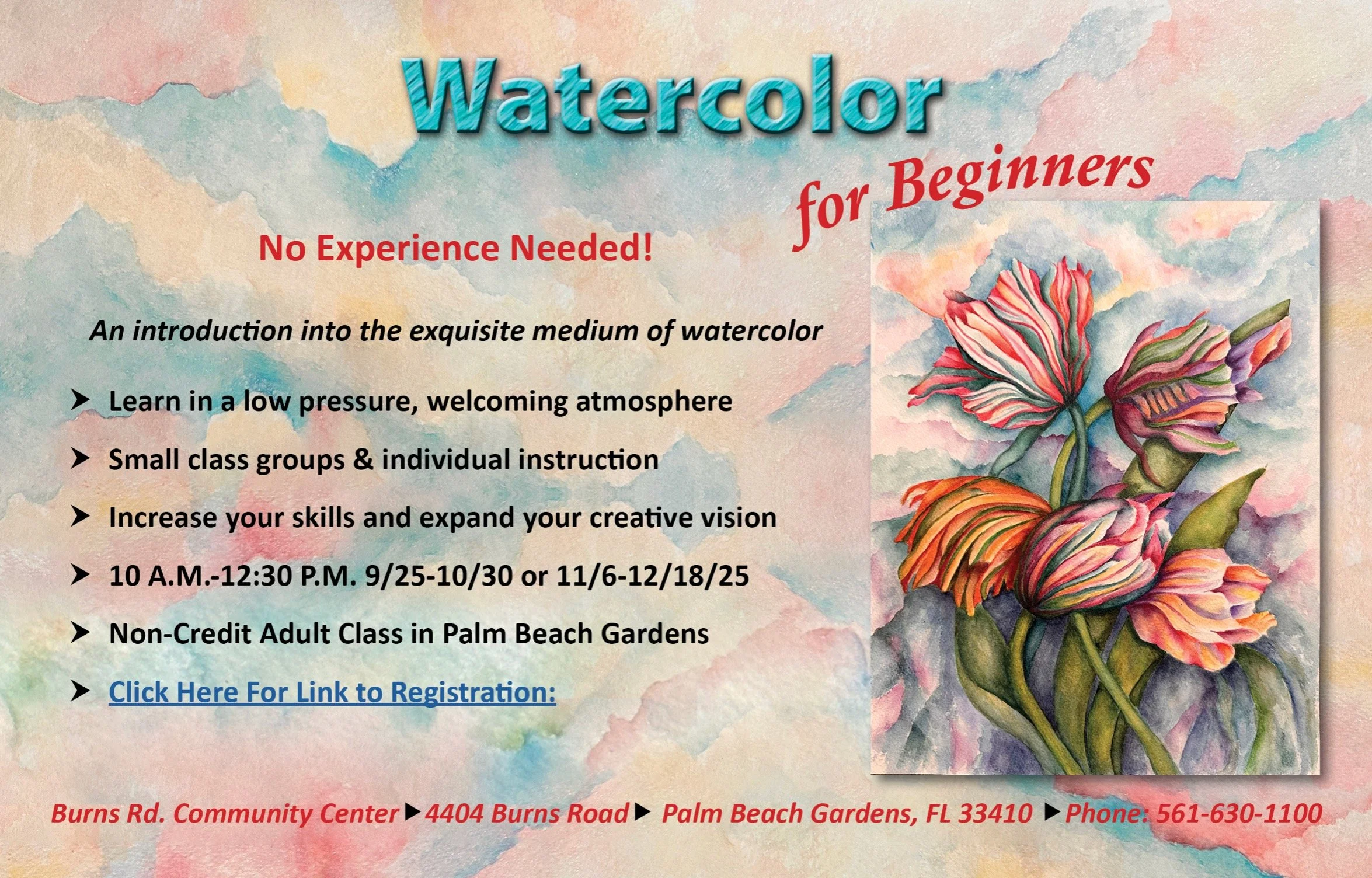 WATERCOLOR FOR BEGINNERS - ART CLASS by Susan Oakes (Session 1)