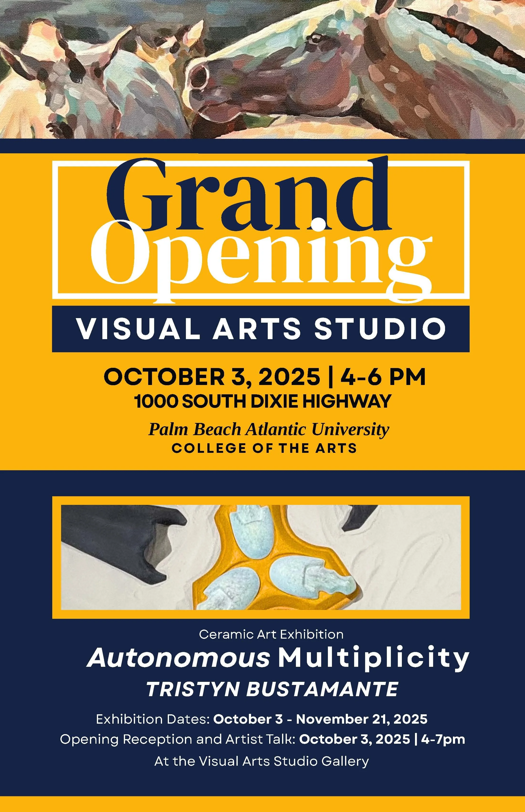 GRAND OPENING - VISUAL ARTS STUDIO