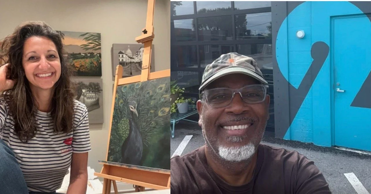 GRAND OPENING - ANTHONY BURKS AND ERICA KYLE AT THE PEACH STUDIO 2
