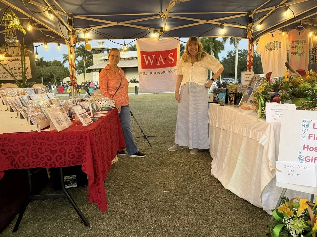 SIGN UP NOW - SHARE YOUR ART -  A TENT AT THE WELLINGTON LAKESIDE MARKET (for Members Only)