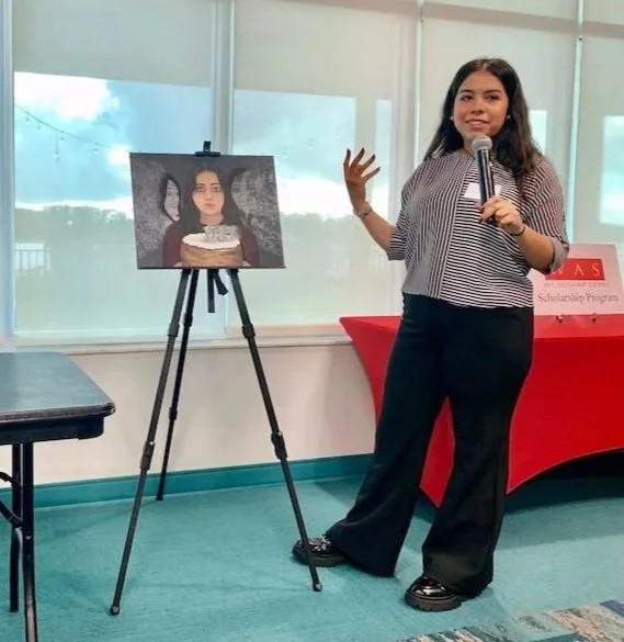 Marianna Padilla spoke to our artist members about her art.